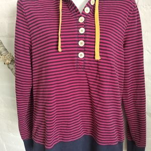 Boden Women's Medium Hoodie Stripe
